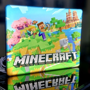 MINECRAFT 3D led lightbox - Meska.hu