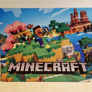 MINECRAFT 3D led lightbox - otthon & életmód - lámpa - hangulatlámpa - Meska.hu