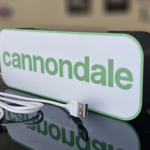 Cannondale 3D designlámpa - otthon & életmód - lámpa - hangulatlámpa - Meska.hu