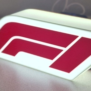 F1 3D led világító lightbox díszlámpa - otthon & életmód - lámpa - hangulatlámpa - Meska.hu
