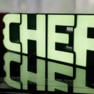 #CHEF 3D led világító felirat - otthon & életmód - lámpa - hangulatlámpa - Meska.hu