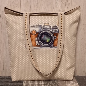 Fényképezzünk :) szatyor, ökotáska - táska & tok - bevásárlás & shopper táska - shopper, textiltáska, szatyor - Meska.hu