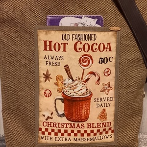 Forró csoki :) szatyor, vászontáska, ökotáska - táska & tok - bevásárlás & shopper táska - shopper, textiltáska, szatyor - Meska.hu