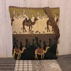 Tevekaraván :) szatyor, vászontáska, ökotáska - táska & tok - bevásárlás & shopper táska - shopper, textiltáska, szatyor - Meska.hu