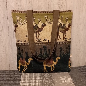 Tevekaraván :) szatyor, vászontáska, ökotáska - táska & tok - bevásárlás & shopper táska - shopper, textiltáska, szatyor - Meska.hu