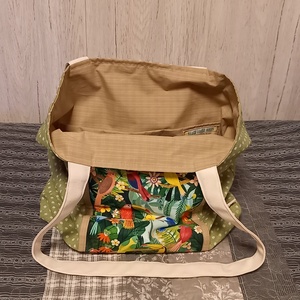 Dzsungel :) szatyor, ökotáska, válltáska - táska & tok - bevásárlás & shopper táska - shopper, textiltáska, szatyor - Meska.hu
