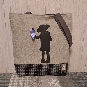 Dobi szabad manó  :) szatyor, vászontáska, ökotáska vendeg512936 rendelésére - táska & tok - bevásárlás & shopper táska - shopper, textiltáska, szatyor - Meska.hu