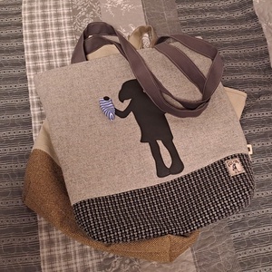 Dobi szabad manó  :) szatyor, vászontáska, ökotáska vendeg512936 rendelésére - táska & tok - bevásárlás & shopper táska - shopper, textiltáska, szatyor - Meska.hu