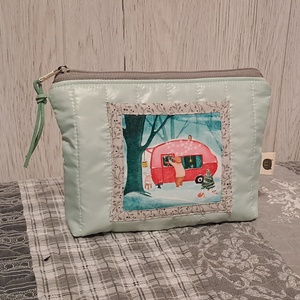 Pink lakókocsi :) neszesszer/sminktáska/irattartó - táska & tok - neszesszer - Meska.hu