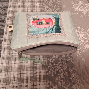 Pink lakókocsi :) neszesszer/sminktáska/irattartó - táska & tok - neszesszer - Meska.hu