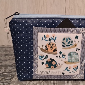 Csiga futam  :) neszesszer/sminktáska/irattartó - táska & tok - neszesszer - Meska.hu