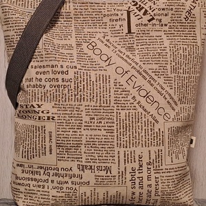 Újság 2.0 :) szatyor, ökotáska, válltáska - táska & tok - bevásárlás & shopper táska - shopper, textiltáska, szatyor - Meska.hu