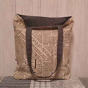 Újság 2.0 :) szatyor, ökotáska, válltáska - táska & tok - bevásárlás & shopper táska - shopper, textiltáska, szatyor - Meska.hu