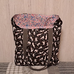 Cicák mindenhol :) szatyor, vászontáska, ökotáska - táska & tok - bevásárlás & shopper táska - shopper, textiltáska, szatyor - Meska.hu