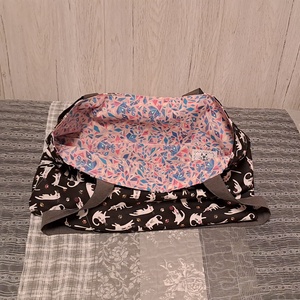 Cicák mindenhol :) szatyor, vászontáska, ökotáska - táska & tok - bevásárlás & shopper táska - shopper, textiltáska, szatyor - Meska.hu
