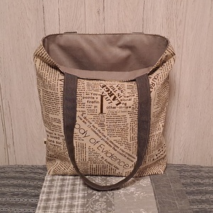 Újság 3.0 :) szatyor, ökotáska, válltáska - táska & tok - bevásárlás & shopper táska - shopper, textiltáska, szatyor - Meska.hu