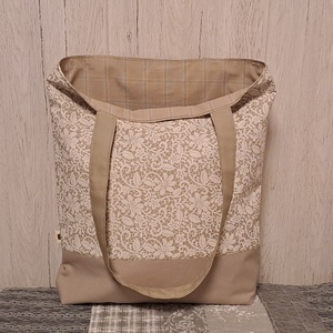 Csipkés hatás :) szatyor, ökotáska, válltáska - táska & tok - bevásárlás & shopper táska - shopper, textiltáska, szatyor - Meska.hu