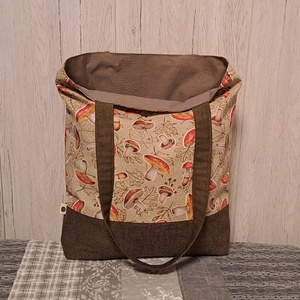 Gombák :) szatyor, ökotáska, válltáska - táska & tok - bevásárlás & shopper táska - shopper, textiltáska, szatyor - Meska.hu