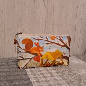 Mókuska:) neszesszer/sminktáska/betéttartó - Meska.hu