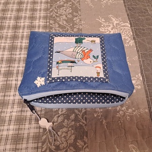 Téli tengerpart  :) neszesszer/sminktáska/irattartó - táska & tok - neszesszer - Meska.hu