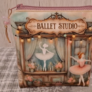 Ballet stúdió :) neszesszer/sminktáska/betéttartó - táska & tok - neszesszer - Meska.hu