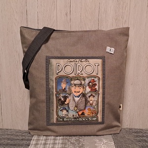 Újra Poirot  :) szatyor, ökotáska, válltáska - Meska.hu