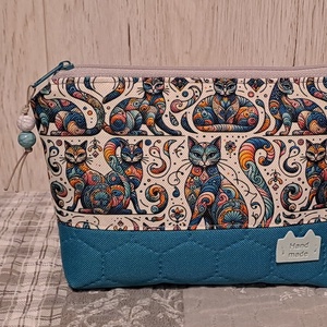 Cicák színesben 2.0  :) neszesszer/sminktáska/irattartó - táska & tok - neszesszer - Meska.hu