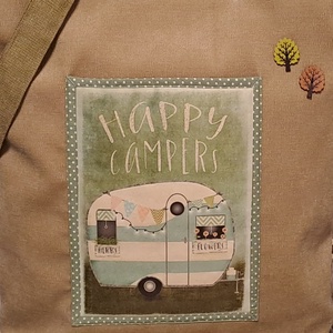 Lakókocsi  :) szatyor, ökotáska, válltáska - táska & tok - bevásárlás & shopper táska - shopper, textiltáska, szatyor - Meska.hu