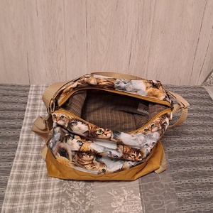 Csupa cica :) variálható válltáska/hátizsák - táska & tok - variálható táska - Meska.hu