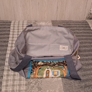 Éjszakai kert :) szatyor, ökotáska, válltáska - táska & tok - bevásárlás & shopper táska - shopper, textiltáska, szatyor - Meska.hu