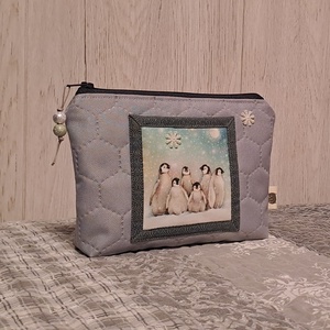 Pingvincsapat :) neszesszer/sminktáska/irattartó - Meska.hu