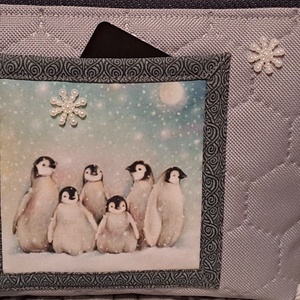 Pingvincsapat :) neszesszer/sminktáska/irattartó - táska & tok - neszesszer - Meska.hu