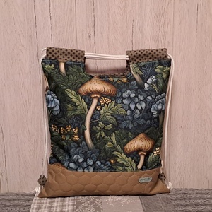 Gombák :) - hátiszatyor, tornazsák, gymbag - táska & tok - hátizsák - tornazsák, gymbag - Meska.hu