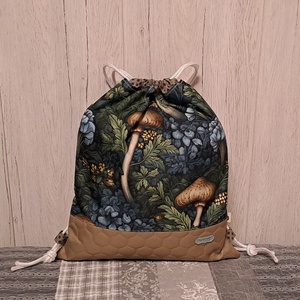 Gombák :) - hátiszatyor, tornazsák, gymbag - táska & tok - hátizsák - tornazsák, gymbag - Meska.hu