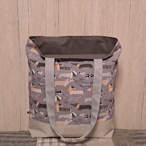 Tacskók 2.0 :) szatyor, ökotáska, válltáska - táska & tok - bevásárlás & shopper táska - shopper, textiltáska, szatyor - Meska.hu