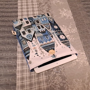 Város kékben :) könyvtasak, könyvtok, tablet tok - táska & tok - ebook & tablet tok - Meska.hu