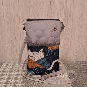 Fázós cica :) vizhatlan kistáska/mobiltartó/övtáska - Meska.hu