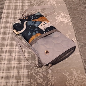 Fázós cica :) vizhatlan kistáska/mobiltartó/övtáska - táska & tok - kézitáska & válltáska - vállon átvethető táska - Meska.hu