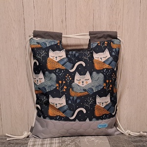 Sálas macsekok :) - hátiszatyor, tornazsák, gymbag - táska & tok - hátizsák - tornazsák, gymbag - Meska.hu