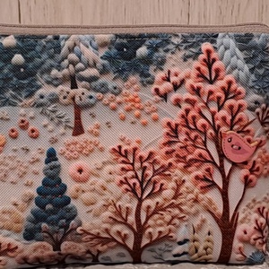 Hímzett táj :) neszesszer/sminktáska/irattartó - táska & tok - neszesszer - Meska.hu