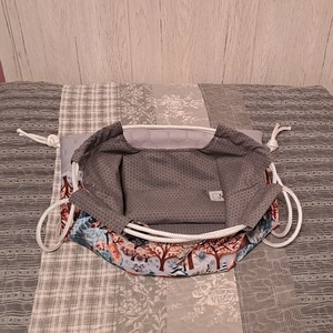 Hímzett hatás :) - hátiszatyor, tornazsák, gymbag - táska & tok - hátizsák - tornazsák, gymbag - Meska.hu