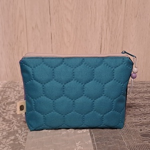 Lila-türkiz  :) neszesszer/sminktáska/irattartó - táska & tok - neszesszer - Meska.hu