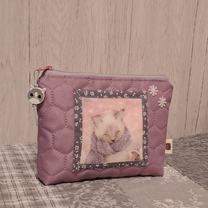 Fázós cica  :) neszesszer/sminktáska/irattartó, Táska & Tok, Neszesszer, Varrás, MESKA