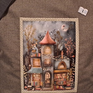 Könyvesbolt  :) szatyor, ökotáska, válltáska - táska & tok - bevásárlás & shopper táska - shopper, textiltáska, szatyor - Meska.hu