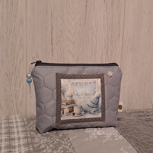 Téli hangulat  :) neszesszer/sminktáska/irattartó - Meska.hu