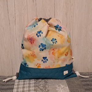 Tappancsnyomok :) - hátiszatyor, tornazsák, gymbag - táska & tok - hátizsák - tornazsák, gymbag - Meska.hu