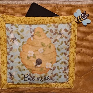 Bee mine :) neszesszer/sminktáska/irattartó - táska & tok - neszesszer - Meska.hu
