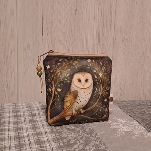 Bagoly :) neszesszer/sminktáska/betéttartó - Meska.hu