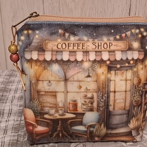 Coffee shop :) neszesszer/sminktáska/betéttartó - táska & tok - neszesszer - Meska.hu