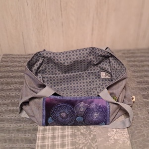 Lila-türkiz :) szatyor, ökotáska, válltáska - táska & tok - bevásárlás & shopper táska - shopper, textiltáska, szatyor - Meska.hu